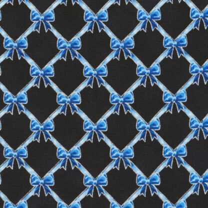 100% Cotton Fabric - Holiday Flourish/Festive Finery - 22292-009 - Navy - Robert Kaufman
