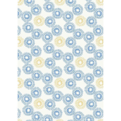 100% Cotton - Hajime - SH17 - Blue - Stuart Hillard for Lewis & Irene