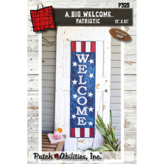 Patch Abilities - Pattern - P325 - A BIG Welcome Patriotic