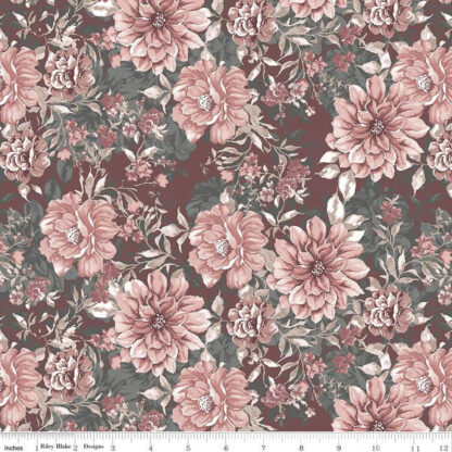 100% Cotton - A Walk on the Prairie Main - C15230-MARSALA - Marsala - Modern Prarie