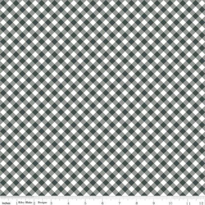100% Cotton - A Walk on the Prairie Gingham - C15236-DEEPRIVER - Deep River - Modern Prairie