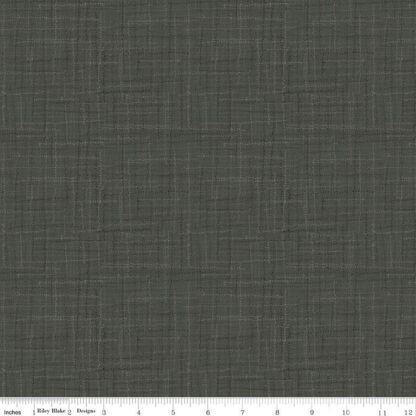 100% Cotton - Grasscloth Cottons - RBC780-CHA - Charcoal - Heather Peterson