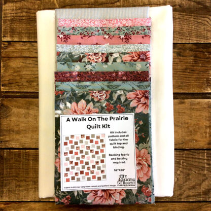 Quilt Kit - A Walk on the Prairie - Quilt Kit - 52in x 58in