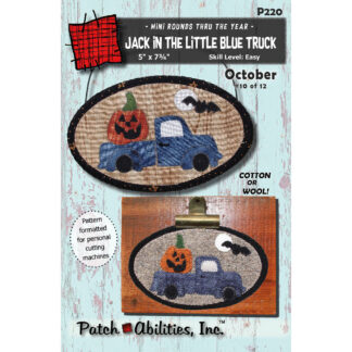Patch Abilities - Pattern - P220 - Jack in the Little Blue Truck Mini Round