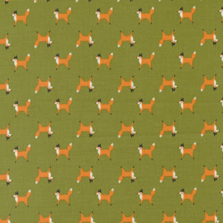 100% Cotton - Woodland Wonder - 548394-19 - Fern - Gingiber - Moda