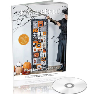 Kimberbell - Project Design Book - KD817 - Pumpkins & Potions Ladder Quilt - Machine Embroidery CD