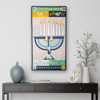 OESD - Embroidery Design - Light The Menorah Wall Hanging