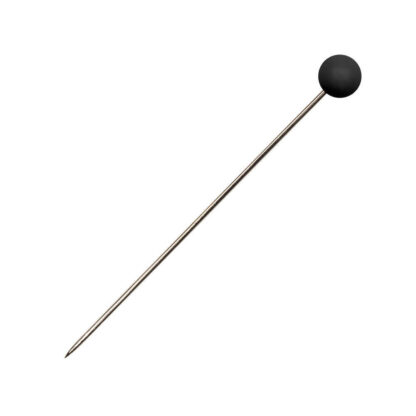 Hemline Gold - Plastic Head Pins - HG678BK - Black - 0.58mm x 38mm - Image 2