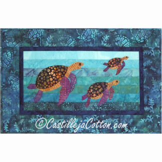 Pattern - Flipping The Waves Turtles - 4151-1 - Castilleja Cotton