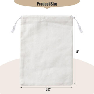 Generic - Sublimation Blank - Canvas Drawstring Bag