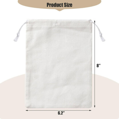 Generic - Sublimation Blank - Canvas Drawstring Bag