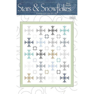 Wendy Sheppard - Quilt Pattern Stars & Snowflakes - P045002 - Machine Pieced - 67In x 82In