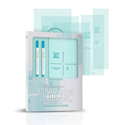 Kimberbell - Ruler - KDTL113 - Clear Blue Tiles - Expansion Set 2