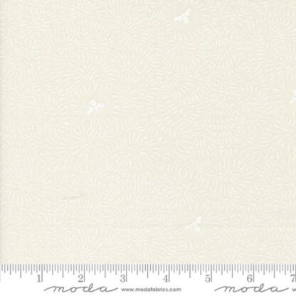 100% Cotton - Bee Garden - 548415-31 - Porcelain White - Gingiber for Moda