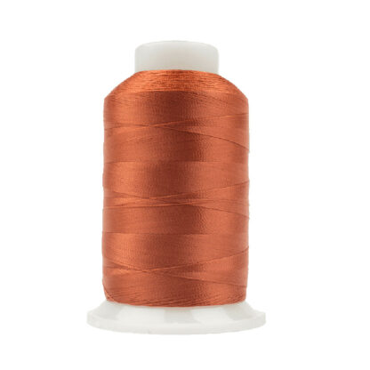 WonderFil - DecoBob - 6000m (6500yd) - DB212 - Terra Cotta - 80wt/2Ply Cottonized Polyester Thread (King Cone)