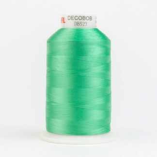 WonderFil - DecoBob - 6000m (6500yd) - DB523 - Mint Green - 80wt/2Ply Cottonized Polyester Thread (King Cone)