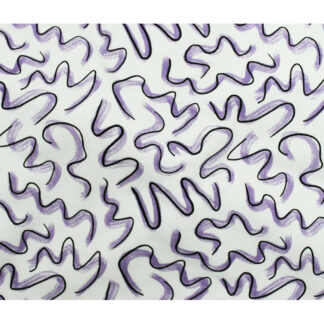 67% Rayon of Bamboo 28% Cotton 5% Spandex - Bamboo Terry Print - 42170-06 - Violet - Telio - 59 In wide