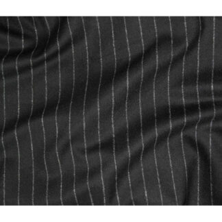 15% Wool 15% Viscose 70% Polyester - Wool Stripe - 45501-01 - Black - Telio - 58 In wide