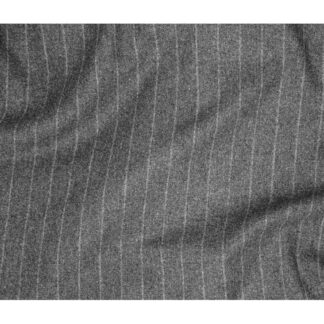 15% Wool 15% Viscose 70% Polyester - Wool Stripe - 45501-02 - Grey Melange - Telio - 58 In wide