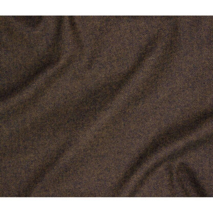 15% Wool 15% Viscose 70% Polyester - Hudson Wool - 45502-02 - Black/Brown - Telio - 58 In wide