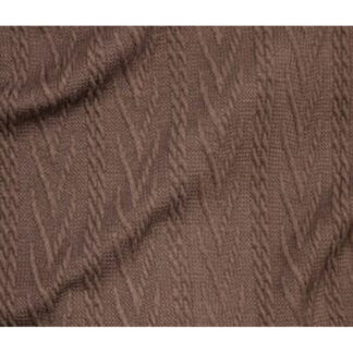 96% Polyester 4% Spandex - Phoenix Cable - 45577-07 - Brown - Telio - 60In wide