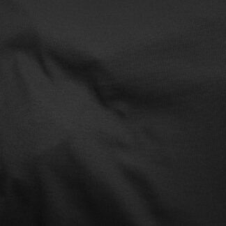 95% Cotton 5% Spandex - Organic Cotton Rib - 43743-02 - Black - Telio - 47 In wide