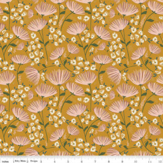 100% Cotton - Blush 'n Butterscotch (Main) - RBC15590 - Butterscotch - Simple Simon & Co - 43 In wide