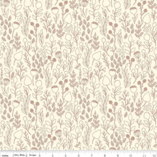 100% Cotton - Blush 'n Butterscotch (Outlines) - RBC15592 - Cream - Simple Simon & Co - 43 In wide