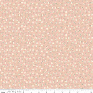 100% Cotton - Blush 'n Butterscotch (Ditsy Floral) - RBC15594 - Blush - Simple Simon & Co - 43 In wide