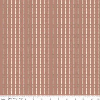 100% Cotton - Blush 'n Butterscotch (Clouds) - RBC15595 - Dusty Rose - Simple Simon & Co - 43 In wide