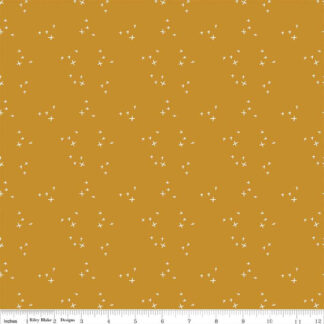 100% Cotton - Blush 'n Butterscotch (Cross Sparkles) - RBC15596 - Butterscotch - Simple Simon & Co - 43 In wide