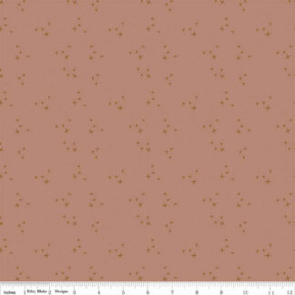 100% Cotton - Blush 'n Butterscotch (Cross Sparkles) - RBC15596 - Dusty Rose - Simple Simon & Co - 43 In wide