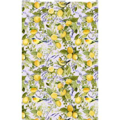 100% Cotton - Lavender Lemonade - 39883-657 - Yellow - Susan Winget - Wilmington Prints