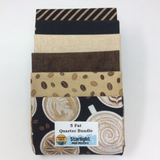 Fat Quarter Bundle - Starlight Mini-Mystery - Coffee Bean - 6 Fat Quarters - 100% cotton
