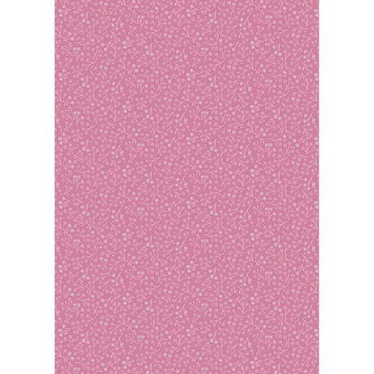 100% Cotton - The Pressed Flower (Pressed Posy) - CC55-2 - Cerise - Cassandra Connolly - 44 In wide