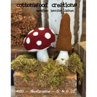 CottonWood Creations - Mushrooms Pincushion - Round - CWC680