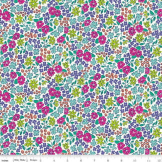 100% Cotton - Vibrance (Main) - RBC15950 - Cloud - Leslie Ryan - 43 In wide