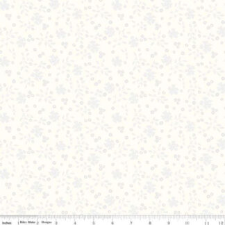 100% Cotton - Vibrance (Abloom) - RBC15951 - Cloud - Leslie Ryan - 43 In wide