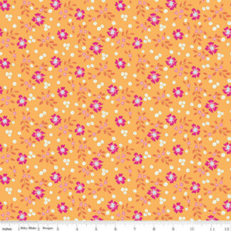 100% Cotton - Vibrance (Abloom) - RBC15951 - Marmalade - Leslie Ryan - 43 In wide