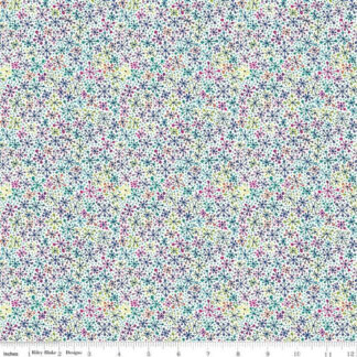 100% Cotton - Vibrance (Jacks) - RBC15952 - Cloud - Leslie Ryan - 43 In wide