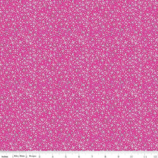 100% Cotton - Vibrance (Jacks) - RBC15952 - Super Pink - Leslie Ryan - 43 In wide