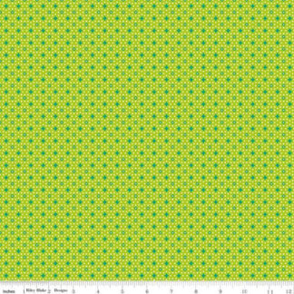100% Cotton - Vibrance (Star Junctions) - RBC15954 - Lime - Leslie Ryan - 43 In wide