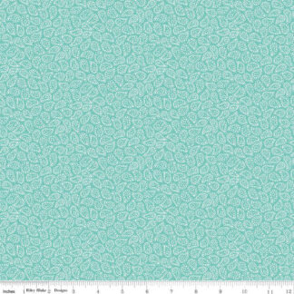 100% Cotton - Vibrance (Paisley) - RBC15955 - Aqua - Leslie Ryan - 43 In wide