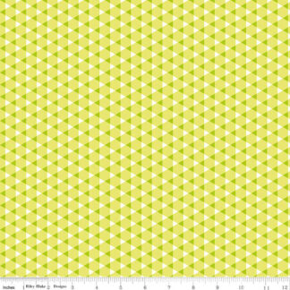 100% Cotton - Vibrance (Triangle Gingham) - RBC15956 - Pear - Leslie Ryan - 43 In wide