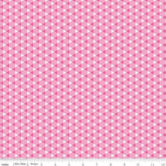 100% Cotton - Vibrance (Triangle Gingham) - RBC15956 - Pink - Leslie Ryan - 43 In wide