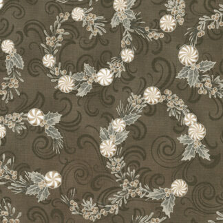 100% Cotton Fabric - Holiday Flourish-Peppermint Twist - 22947-442 - Suede - Robert Kaufman - 44 In Wide