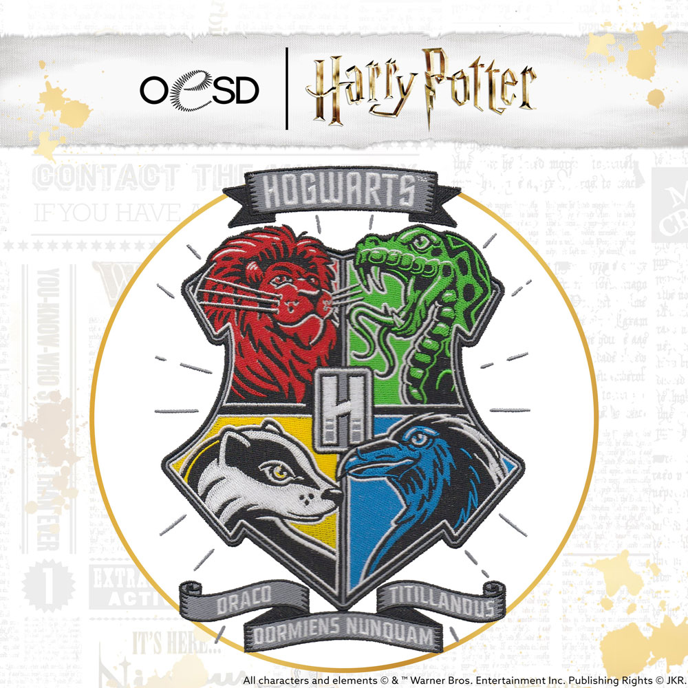 OESD - Embroidery Design - Harry Potter House Traits