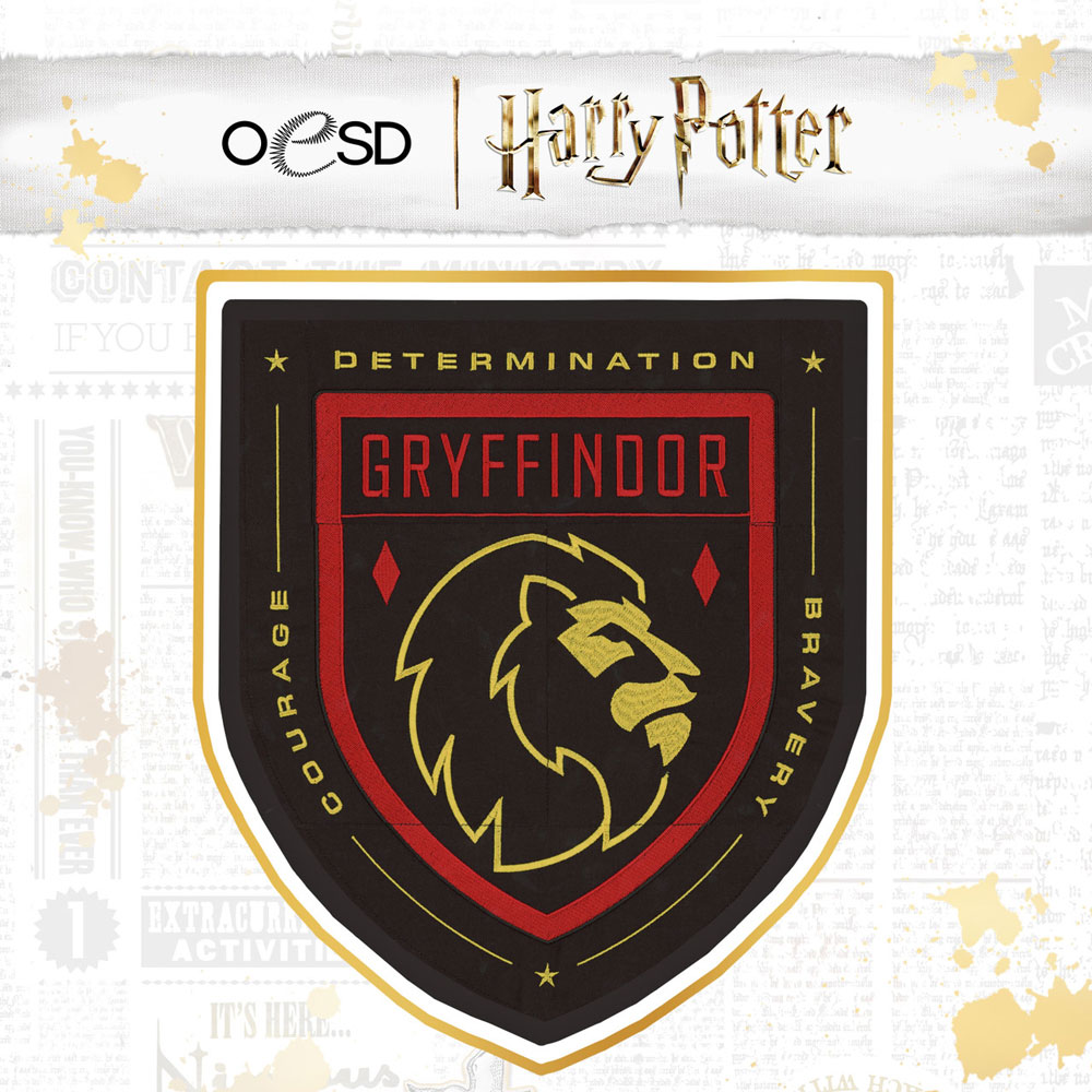 OESD - Embroidery Design - Harry Potter - Gryffindor Tiled House Banner