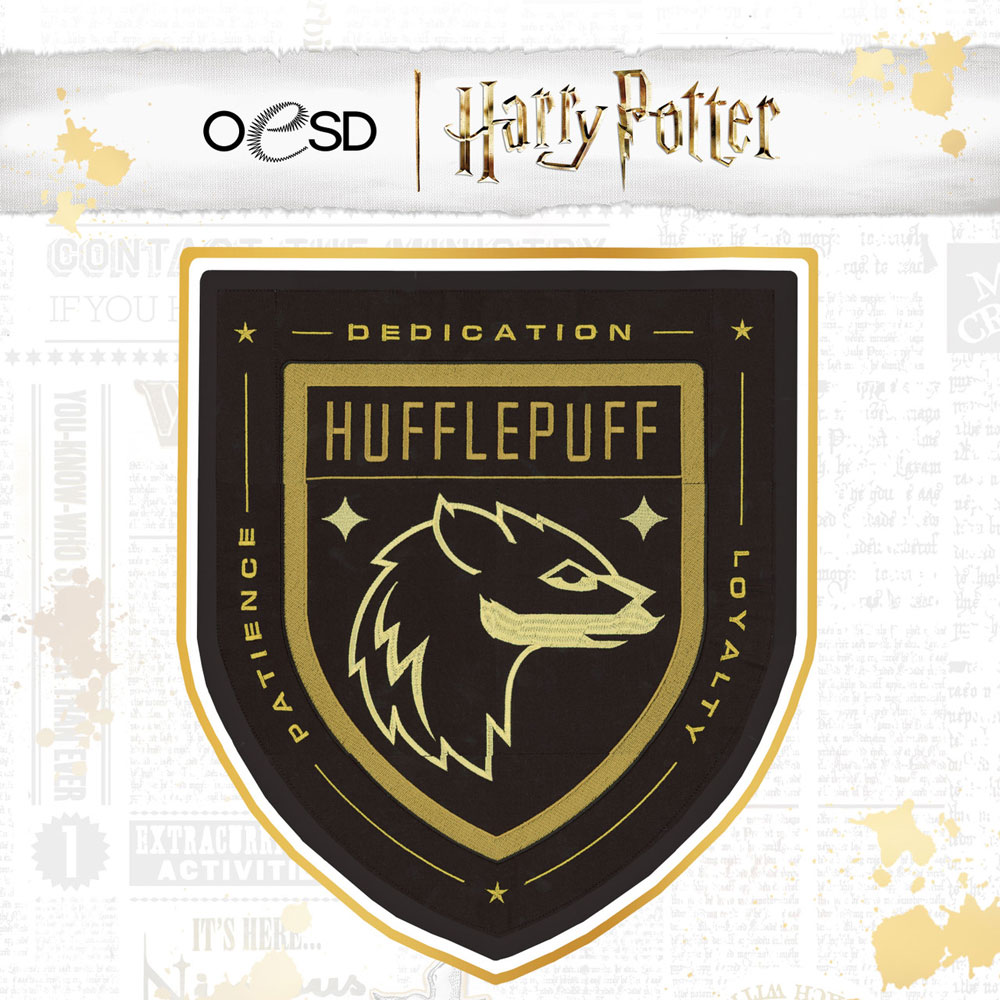 OESD - Embroidery Design - Harry Potter - Hufflepuff Tiled House Banner