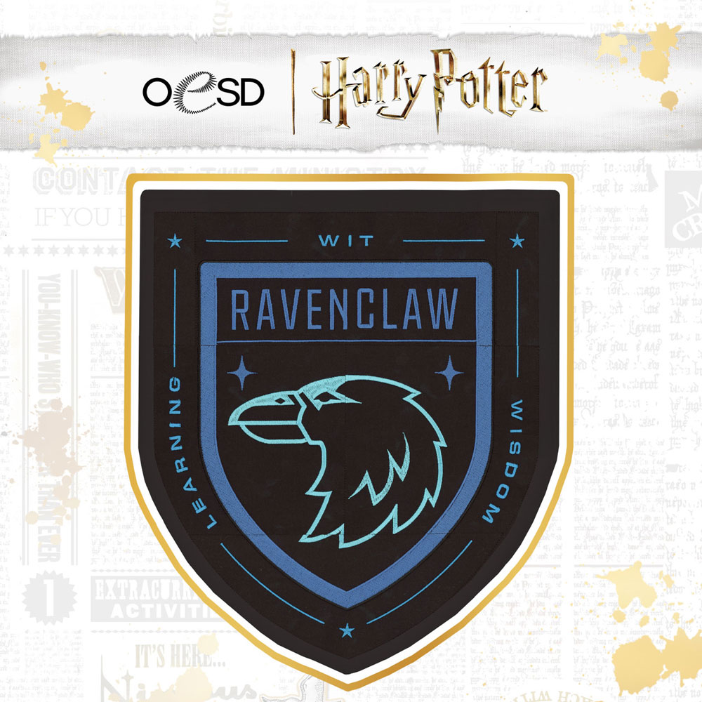 OESD - Embroidery Design - Harry Potter - Ravenclaw Tiled House Banner